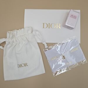 Dior White and Gold Gift Set